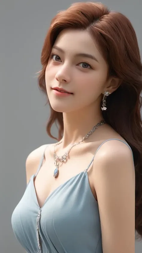 ((Ray traced, Anti aliasing, 8k raw highres, absurdres, ultra realistic, octane renders,)),beautiful young woman with auburn hair,and long hair,large breasts,posing confidently in a sundress that reveals her exposed shoulders and cleavage,casual,cloudy sky the background,jewelry,long hair,necklace,realistic,ring,complex 3d render ultra detailed,cinematic lighting,rim light,vibrant details,hyperrealistic,anatomical,elegant,beautiful background,8k,octane render,H. R. Giger style,Amazing,finely detail,masterpiece,best quality,official art,extremely detailed CG unity 8k wallpaper,absurdres,incredibly absurdres,best quality,masterpiece,an extremely delicate and beautiful,extremely detailed,CG,unity,wallpaper,(realistic, photo-realistic:1.37),<lora:6_Oxygen girl_SDXL1.0:0.8>,