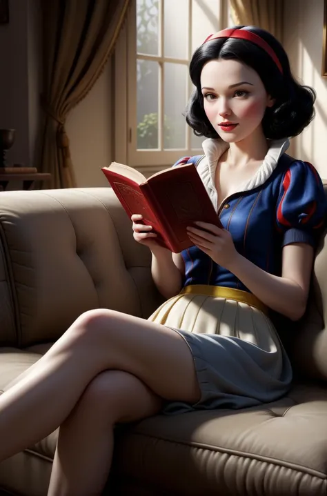 ((master part)), lendo um livro caiu em uma poltrona, legs on the armrest, usando um vestido medieval, em seu quarto do castelo, Early medieval times, sharp shadows, vivid colors, raios solares, castelo de pedra, longos cabelos escuros, visible and excited nipples, visible clitoris , sem calcinha