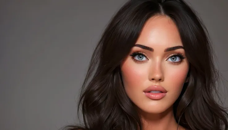 1girl,  <lora:Beautify-Supermodel-SDXL:0.5>, supermodel face, big lips, <lora:meganfox2000s_SDXL:0.5>, megan fox, ohwx woman, standing[::6], (8k, masterpiece, best quality, ultra-detailed),  (an extremely delicate and beautiful)kawaii, cute, very big eyes, Aesthetic Anime Eyes, small face,  large breasts, cinematic lighting, , Intricate, High Detail, Sharp focus, dramatic,   masterpiece, best quality, ultra-detailed,, very thin waist,  <lora:SDXL_MassiveCowsLoRA_v1:0.1> breasts, cleavage, slim body,