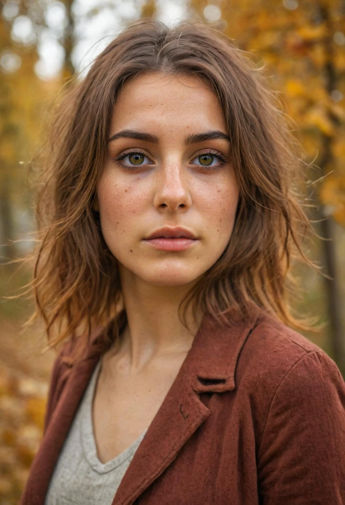 photo, young adult woman, (freckles:0.2), medium length hair, Italian, Turkish, alternative style, autumn colors, alluring, double exposure, surreal, bokeh, <lora:skin_4-000015:0.3> <lora:Beautify-Supermodel-SDXL:0.3>