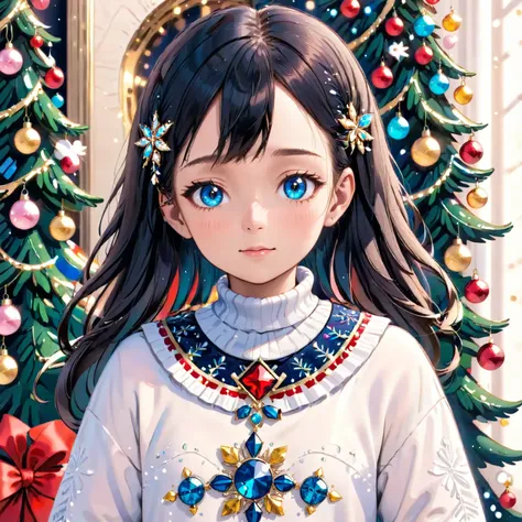 girl <lora:xmasgirl:0.8>