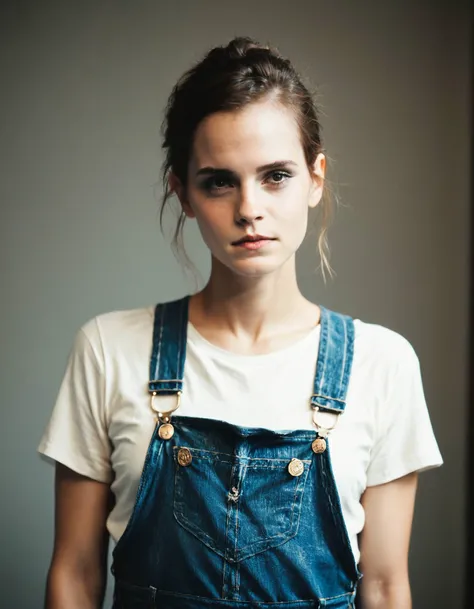 score_9, score_8_up, score_7_up, ohwx, 1girl, slim, realistic, expressionless, overalls, <lora:CrunchyBanana_PONY_DORA_Emma_Watson:1>, rating_safe