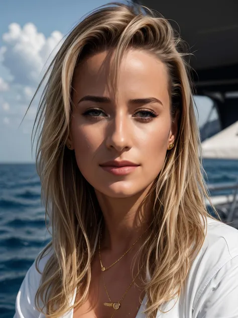 (((1girl))),a photo of young urszula woman sunbathing in bikini on big boat, sitting, very expensive, elegant, lying down,((at sea)), wet skin, ((wet hair)), ((offshore)), official music video, soft amazed smiles, golden hours, a blond, lustful intricate look, wearing strap choker, summer evening, jewelr, <lora:urszula:0.75>, , small breasts, detailed pupils,
high quality, dramatic light, f2, 35mm, film grain, 8k, UHD, DSLR, hdr, cinematic, natural lighting, warm lights, dramatic light, adobe lightroom, (realistic), (photorealistic), hyperdetailed, sharp focus,