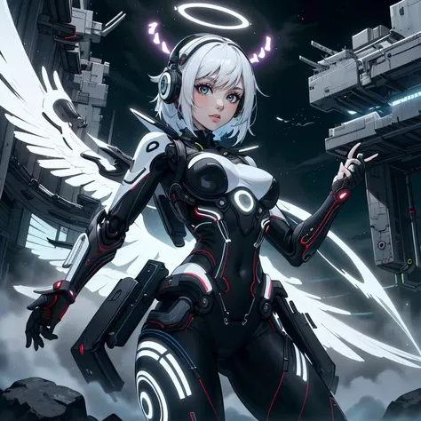 1girl,dynamic pose,scifi,
<lora:YinYangTech-20:0.7>,yinyangtech ,
<lora:BlessedTech-20:0.4> blessedtech, blessed, aura,