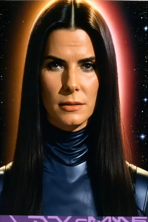 vhs still from tv, portrait of evil sks woman leading an interstellar war between different alien species, bold, bright colours, <lora:locon_sandra_v1_from_v1_64_32:1.3><lora:epiNoiseoffset_v2:1> <lora:90VHS:1>
