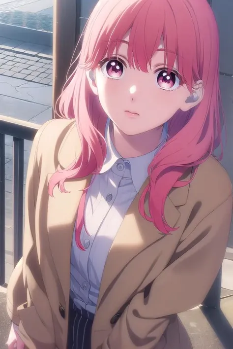 yukiitose, <lora:yuki itose-alpha-lora-nochekaiser:1>,
yuki itose, long hair, pink hair, red hair, (pink eyes:1.3),
BREAK shirt, long sleeves, jacket, white shirt, collared shirt, brown jacket,
BREAK outdoors, city, snow, snowflake, sun, clouds,
BREAK looking at viewer, (cowboy shot:1.5),
BREAK <lyco:GoodHands-beta2:1>, (masterpiece:1.2), best quality, high resolution, unity 8k wallpaper, (illustration:0.8), (beautiful detailed eyes:1.6), extremely detailed face, perfect lighting, extremely detailed CG, (perfect hands, perfect anatomy),