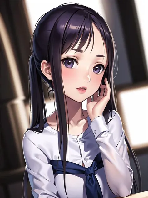1girl, solo,(best quality),(masterpiece:1.1), upper body, looking_at_viewer, dynamic angle, cute, clear facial skin,