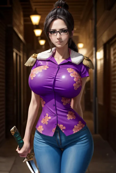 <lora:tashigi-nvwls-v1:0.9> tashigi, (((black eyes))), (((glasses))), (anime style),masterpiece, best quality, ultra-detailed, glistening shiny, glowing light, ray tracing, HDR, deph of field, (perfect face, detailed face, detailed eyes),(cleavage),8k,HD,ultra realistic face, ray tracing, perfect lighting, best quality, ultra-detailed, shiny eyes, (looking at viewer, serious:1.1), <lora:eyelashes_slider_v3:1.5>,