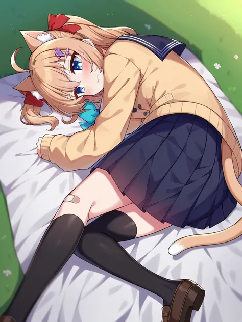 Explicit Content, Naked, Nude, Anime girl stroking cat on the ground, attractive cat girl, beautiful young catgirl, beautiful anime catgirl, very beautiful cute catgirl, Vlop and Sakimichan, anime cat girl, catgirl, ahri, very beautiful anime cat girl, Nixeu and Sakimichan, cat girl, Anime Cat, cute anime catgirl