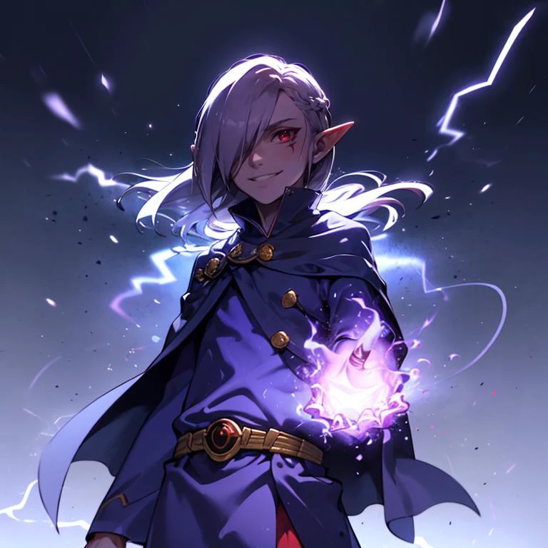 ((masterpiece,best quality)),
<lora:Vaati_Zelda:0.7>, Vaati_Zelda, 1boy, solo, hair over one eye, purple glow, magic,
solo, smiling, looking at viewer, cowboy shot,, <lora:r1ge - AnimeRage:0.5>, r1ge, blue aura, electricity