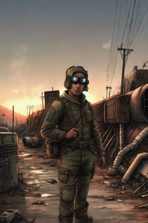 Fallout wasteland and refuge,