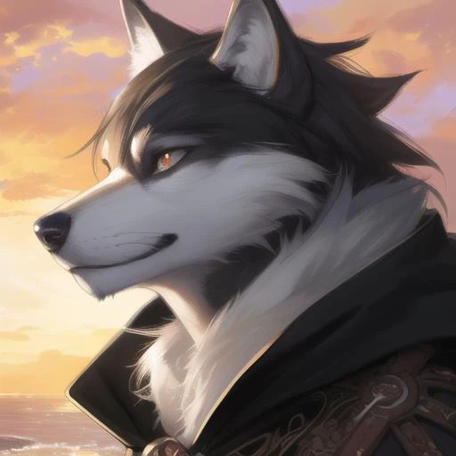 <lora:blaidd-000019:0.8>,blaidd,blaidd cloak,Ruan Jia,Pino Daeni,darkgem,dimwitdog,muscular male wolf anthro, (detailed face), (detailed fluffy fur)