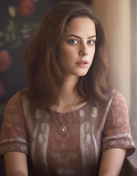 KayaScodelario,<lora:KayaScodelarioSDXL:1>,A close-up portrait of a young beautiful (Scottish | French | Spanish | Iraqi ) girl, soft natural skin, long layered bob hair style, slim with curves, Persian Paisley shirt, beautiful diamond necklaces and rings, highly details, soft lighting, {{{masterpiece))), (((super-realistic)))