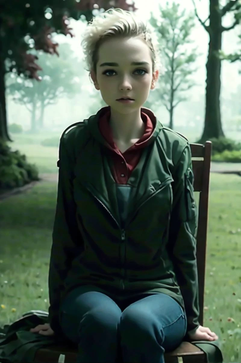 an awarded profesional photography of aesthetic beauty, (((extremely detailed))), perfectly harmonic, vivid colors, masterpiece, 1girl <lora:Julia_Sarah_Stone:0.68> julia sarah stone, 1girl, realistic, Julia Sarah Stone, slim body, slender figure beautiful ,Anger face expression , she make Sitting on a chair, with a serious expression on the face and hands resting on the knees. ascot in a A breathtaking, towering waterfall surrounded by mist and lush, green foliage
, by Diane Arbus Backlighting,(epic scene:1.3),ultradetialed character with perfect face,detailed skin,(ultrasharp:1.3),(masterpiece:1.1),best quality ,(photorealistic:1.2),ultrarealistic,realistic ultradetailed character,4k perfect quality,cowboy shot<lyco:GoodHands-beta2:1>Magnificent,Imperceptible detail,Intricately designed, <hypernet:sxzBloom_sxzBloom:0.6> hotify <lora:royta v1.1:0.4> royta <lora:add_sharpness:0.63>