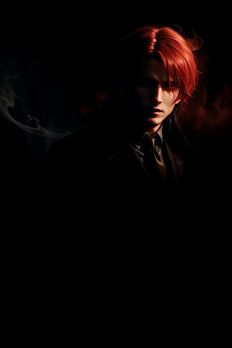 a profesional picture of 1man Damon, the Eternal Vampire was a vampire lord, ancient and powerful, with a demeanor that was both regal and predatory. His hair was a raven black, styled in a coiffure that was both elegant and imposing. His eyes, a deep, crimson red, seemed to glow with an inner fire that betrayed his undead status. His skin was pale, almost translucent, and his fangs were sharp and prominent, ready to sink into the necks of his prey. He wore a tailored suit of the finest black silk, with a white shirt that was always perfectly pressed. A blood-red cravat was knotted around his neck, and his cuffs were adorned with silver buttons. In his hands, he often held a gold-tipped cane, a symbol of his aristocratic status and a potential weapon when needed. BREAK, realistic, perfect quality, best quality, ultrasharp, ultradetailed, perfect quality, masterpiece, intricated details, <lora:add_detail:0.4>, punk, <hypernet:sxzBloom_sxzBloom:0.3>, AS-YoungerV2 < <lora:splashes_v.1.1:0.5> Splash, splashes, splashing, explosion, exploding <lora:Smoke:0.3> smoke, smokkk, colorfull cyan, hotify, vivid colors