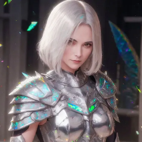 mature female, 40years, armor, (opals encrusted:1.1),