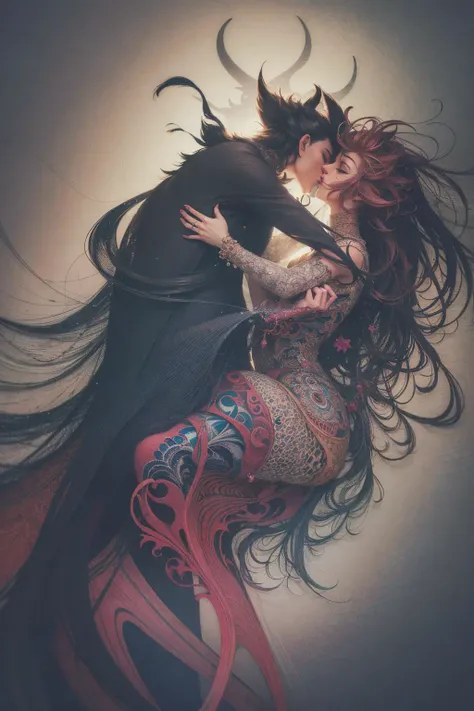 AshleyCipher official art, unity 8k wallpaper, ultra detailed, beautiful and aesthetic, masterpiece, best quality, (zentangle, mandala, tangle, entangle), (fractal art:1.3) , 1girl, extremely detailed, dynamic angle, cowboyshot, the most beautiful form of chaos, elegant, a brutalist designed, vivid colours, romanticism, by james jean, roby dwi antono, ross tran, francis bacon, michal mraz, adrian ghenie, petra cortright, gerhard richter, takato yamamoto, ashley wood, atmospheric, ecstasy of musical notes, streaming musical notes visible