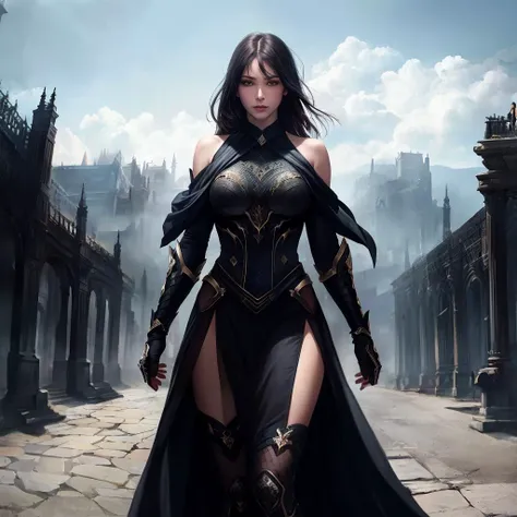 dark style, 2girls, Mechanical Ascension, full body, (8k, best quality, masterpiece:1.2), best quality, ultra high res, (photorealistic:1.4), RAW photo, highly detailed facial features, beautiful and flawless face, perfect eyes, best shadow, raytracing, massive scale stunning environment epic lighting, award winning, masterpiece, ultra realistic