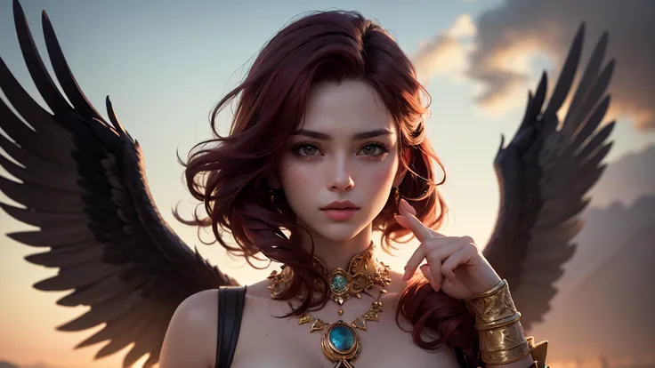 best quality, masterpiece, of a male, dressed as a Mage, with red hair, with a male Graceful half-up hairstyle with elegant curls and a beaded hair comb, wearing a animal mask, close-up, fighting, In a hidden saxon village in the clouds, inhabited by winged people,, realistic, concept art, cinematic, volumetric lighting, highly detailed, 8k ultradetialed character with perfect face,detailed skin,(ultrasharp:1.3),(masterpiece:1.1),best quality AS-YoungV2,(photorealistic:1.2),ultrarealistic,realistic ultradetailed character,4k perfect quality,<lyco:GoodHands-beta2:1>Magnificent,Imperceptible detail,Intricately designed,