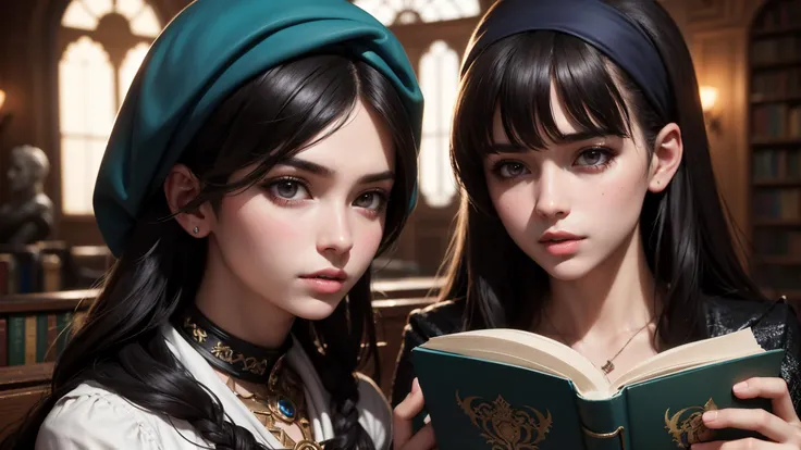 best quality, masterpiece, of a male, dressed as a Rogue, with black hair, with a male Short choppy layers with a tousled finish hairstyle, wearing a headscarf, close-up, posing, In a grand library filled with magical books and scrolls, guarded by animated statues,, realistic, concept art, cinematic, volumetric lighting, highly detailed, 8k ultradetialed character with perfect face,detailed skin,(ultrasharp:1.3),(masterpiece:1.1),best quality AS-YoungV2,(photorealistic:1.2),ultrarealistic,realistic ultradetailed character,4k perfect quality,<lyco:GoodHands-beta2:1>Magnificent,Imperceptible detail,Intricately designed,