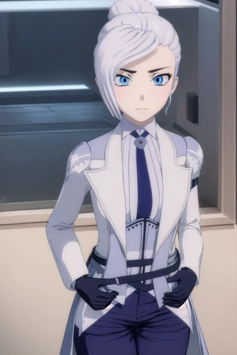 winterschnee, <lyco:winterschnee-lyco-nochekaiser:1>,
winter schnee, blue eyes, white hair, hair bun, single hair bun,
BREAK gloves, boots, necktie, black gloves, belt, pants, black footwear, uniform, high heels, coat, blue pants, knee boots, black necktie, high heel boots, white coat,
BREAK indoors, castle,
BREAK looking at viewer, (cowboy shot:1.5),
BREAK <lyco:GoodHands-beta2:1>, (masterpiece:1.2), best quality, high resolution, unity 8k wallpaper, (illustration:0.8), (beautiful detailed eyes:1.6), extremely detailed face, perfect lighting, extremely detailed CG, (perfect hands, perfect anatomy),