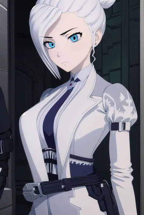 winterschnee, <lyco:winterschnee-lyco-nochekaiser:1>,
winter schnee, blue eyes, white hair, hair bun, single hair bun,
BREAK gloves, boots, necktie, black gloves, belt, pants, black footwear, uniform, high heels, coat, blue pants, knee boots, black necktie, high heel boots, white coat,
BREAK indoors, castle,
BREAK looking at viewer, (cowboy shot:1.5),
BREAK <lyco:GoodHands-beta2:1>, (masterpiece:1.2), best quality, high resolution, unity 8k wallpaper, (illustration:0.8), (beautiful detailed eyes:1.6), extremely detailed face, perfect lighting, extremely detailed CG, (perfect hands, perfect anatomy),