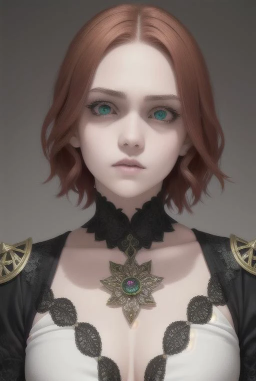 <lora:ConceptBlankEyesHypnosis_v10:1> HYPNOLORA
EMPTY EYES
Close up
Vacant expression <lora:shadedFaceEyesIn_shadedFace:1>, proportional eyes, (realistic:1.5), extremely detailed, hyper detailed, soft lighting, detailed background, extreme detail background, sharp details, beautiful face, symmetrical eyes, short red hair, short hair, red hair, green eyes, woman, high quality, (full body:1.3),