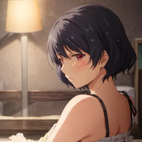 RuiTachibana, anime, 1girl, masterpiece, best quality, dynamic lighting, from side