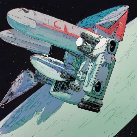 <lora:ADNYWARHOLSTYLE:0.7> adnywarholstyle (space ship:1.3)
