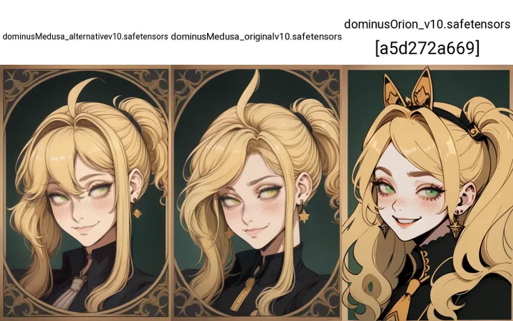 (otherworldly, otherworldly atmosphere, otherworldly appearance), highly insanely detailed, masterpiece, top quality, best quality, highres, 4k, 8k, RAW photo, good anatomy, masterpiece, best quality, 4k, 8k, 1girl,concept_barbie_mugshot_ownwaifu, holding, barbie_mugshot_(meme), height_mark, height_chart, nameplate, (holding sign:1.1), letterboxed, looking at viewer, meme, mugshot, open mouth, solo, upper body, www.ownwaifu.com, scared,
<lora:CONCEPT_barbie_mugshot_ownwaifu:1>
QueenMarika_dress_aiwaifu,blonde hair,hair over one eye,breasts,jewelry,long hair,dress,armlet,large breasts,cleavage,bracelet,bare shoulders,black dress,necklace,braid,yellow eyes,lips,circlet,pelvic curtain,plunging neckline,very long hair,thighlet,gold,chain,armband,gold chain,bangle,center opening,braided ponytail,thigh strap,earrings,belt,hair over shoulder,sleeveless dress,orange eyes,hair ornament,
<lora:GAME_QueenMarika_aiwaifu:0.8>, (fantasy world)