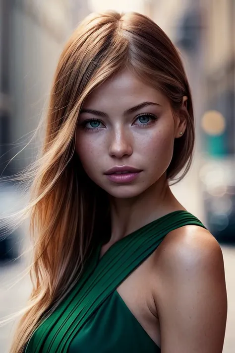 photo of beautiful (k4tel1-135:0.99), a woman (on a moscow street:1.1), perfect hair, hair upsweep updo, wearing sexy Chartreuse (shoulder sash), (paparazzi in background:1.1), (face focus), modelshoot style, (extremely detailed CG unity 8k wallpaper), professional majestic (photography by ansel adams:1.1), 24mm, exposure blend, hdr, extremely intricate, High (Detail:1.1), dramatic, soft cinematic light, (looking at viewer), (detailed pupils), 4k textures, soft cinematic light, elegant, ((((cinematic look)))), soothing tones, insane details, hyperdetailed
