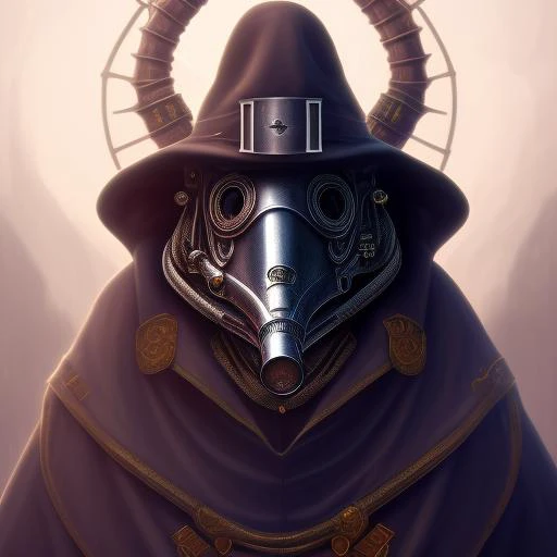 mdjrny-v4 style plague doctor, gothic style, occult, villiage in background , steampunk, detailed and intricate, digital painting, artstation, concept art, illustration, vibrant, sharp focus, f33