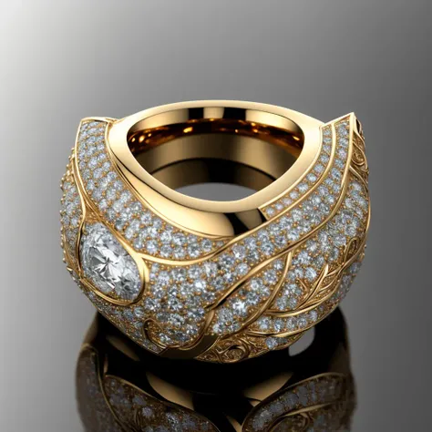 jewelry design, morrocan theme ring ,luxury, symmetrical, masterpiece product view,trending on artstation, cgsociety,ultra quality,digital art, exquisite hyper details,4k,Soft illumination, dreamy,fashion