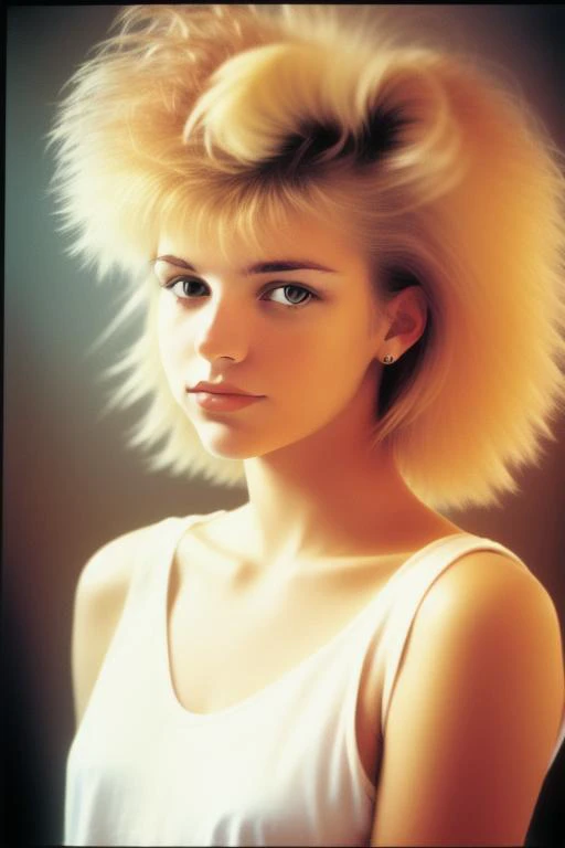 RAW photo of a young woman, blond, portrait,     Eighties,    <lora:kEighties_pruned____Eighties____:1>