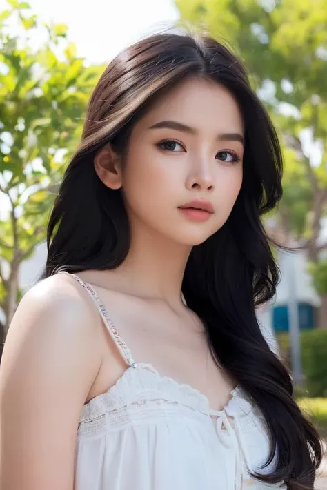 A photograph of a girl, looking into the camera, raw photo, natural lighting, hyperrealistic, Photorealism, (masterpiece, 8k uhd, HDR, extreme detailed, intricate details, best quality, professional, vivid colors), stunningly beautiful, extremely detailed face, beautiful, Canon50, dslr, ((high quality)), 1girl, 1woman, <lora:djmieV1.2:0.8>, djmie