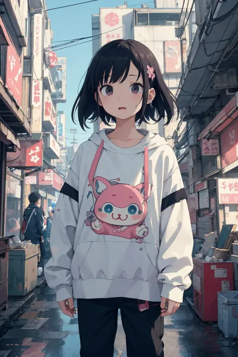 (characters and backgrounds with different themes),
kawaii character of slice of life, everyday clothes, at cyberpunk world,
masterpiece, best quality, extremely detailed,
crisp image, sharp image,