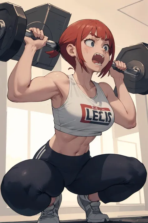 Hot at the gym 