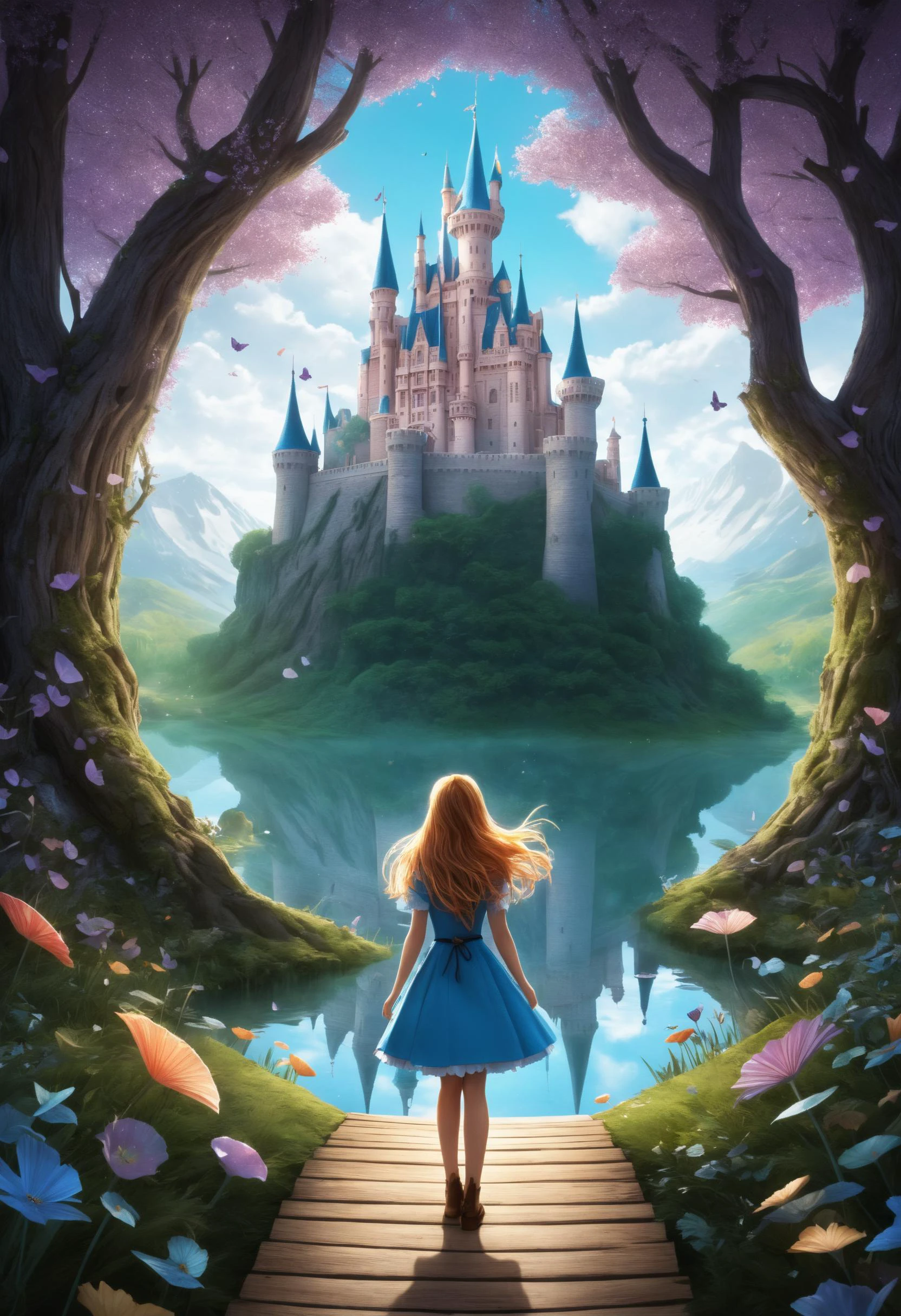 In the fantastical realm of The Kingdom of Crooked Mirrors, Alice embarks on a journey that will test her courage and resilience to its very limits. As she traverses the enchanted landscape, she is surrounded by a tapestry of sights and sounds that seem to spring from the pages of a fairy tale. Towering forests teeming with mystical creatures, shimmering lakes reflecting the light of a thousand stars, and majestic castles that seem to defy gravity itself.
With each step, Alice draws closer to her destiny, her path illuminated by the wisdom of those who have come before her. Though the road ahead may be fraught with peril, she faces each challenge with unwavering determination, her spirit undaunted by the trials that lie ahead. In the heart of the kingdom, amidst the swirling mists of uncertainty, Alice discovers the true power that lies within her, a power that transcends the boundaries of time and space.
