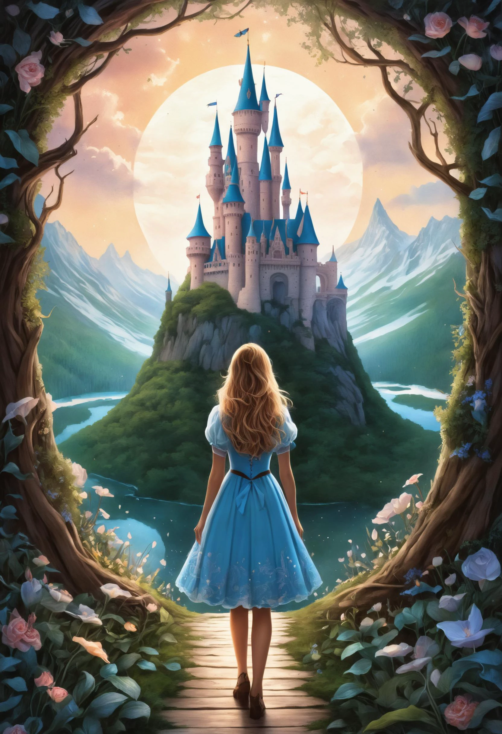 In the fantastical realm of The Kingdom of Crooked Mirrors, Alice embarks on a journey that will test her courage and resilience to its very limits. As she traverses the enchanted landscape, she is surrounded by a tapestry of sights and sounds that seem to spring from the pages of a fairy tale. Towering forests teeming with mystical creatures, shimmering lakes reflecting the light of a thousand stars, and majestic castles that seem to defy gravity itself.
With each step, Alice draws closer to her destiny, her path illuminated by the wisdom of those who have come before her. Though the road ahead may be fraught with peril, she faces each challenge with unwavering determination, her spirit undaunted by the trials that lie ahead. In the heart of the kingdom, amidst the swirling mists of uncertainty, Alice discovers the true power that lies within her, a power that transcends the boundaries of time and space.