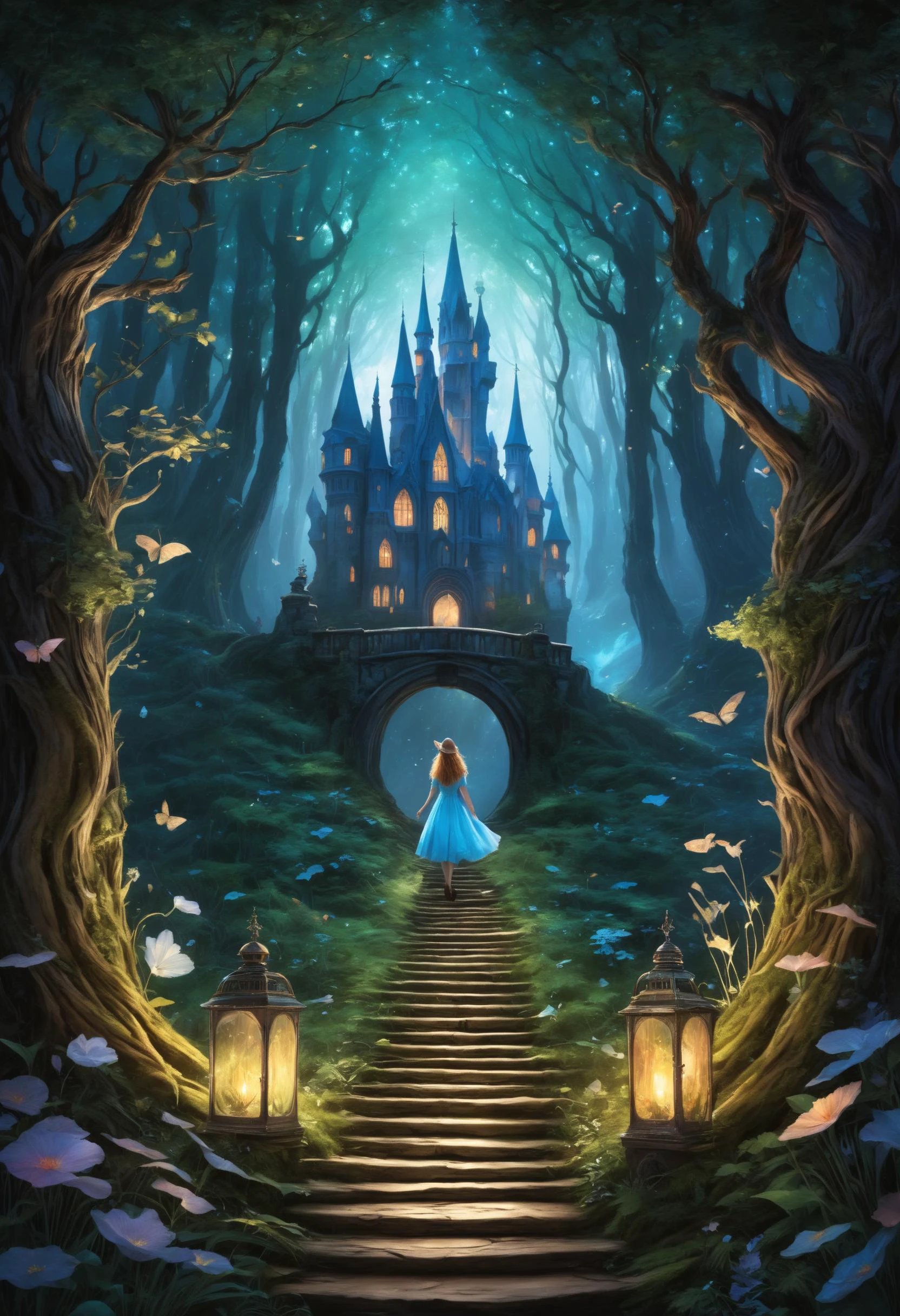 In the fantastical realm of The Kingdom of Crooked Mirrors, Alice embarks on a journey that will test her courage and resilience to its very limits. As she traverses the enchanted landscape, she is surrounded by a tapestry of sights and sounds that seem to spring from the pages of a fairy tale. Towering forests teeming with mystical creatures, shimmering lakes reflecting the light of a thousand stars, and majestic castles that seem to defy gravity itself.
With each step, Alice draws closer to her destiny, her path illuminated by the wisdom of those who have come before her. Though the road ahead may be fraught with peril, she faces each challenge with unwavering determination, her spirit undaunted by the trials that lie ahead. In the heart of the kingdom, amidst the swirling mists of uncertainty, Alice discovers the true power that lies within her, a power that transcends the boundaries of time and space.