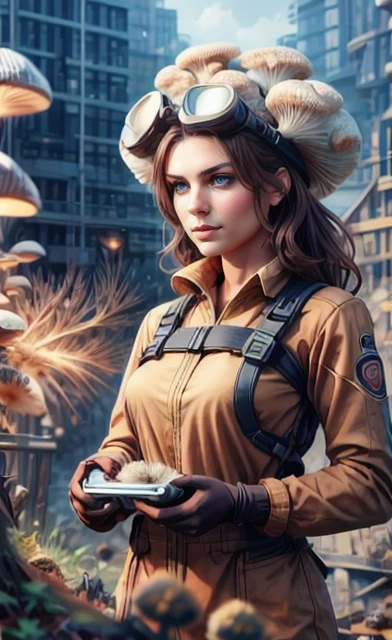 Lauren_LaForge-is-a-female-engineer-working-on-the-latest-mechanics, wearing-((goggles-on-head))-and-mechanic's-clothes, (((, <lora:MyceliumTech:0.5>, mycelia, myceliumtech))), (dark-brown-hair-that-is-tied-up), <lora:AdvancedEnhancer:1.3>, <lora:neg4all_bdsqlsz_V3.5:0.8>, <lora:GoodHands-beta2:1>, (Clutter-Mechanical:0.25), <lora:LORA-XenoDetailer-v3:0.55>