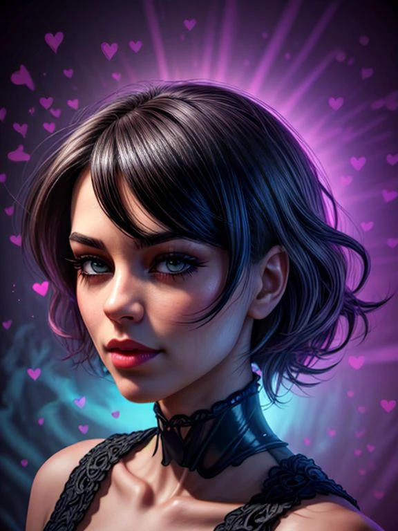 <lora:LCM_LoRA_Weights_SD15:1>
remarkably amorous (Lauren_LaForge:1), smiling, ominous and foreboding, (smock), (heart, emoji:1.5), (action lines), love look, laser lit, vaporwave gradient explosion background, high energy scene, heavy and scattered shadows, perfect lighting, clear depth and texture separation, brilliant and balanced composition, best quality, high contrast, bright and vivid color, dynamic presence and dramatic energy, a magical moment, flawless image, crisp and intricate detail, single light source, artistic perspective, (fog and smoke effects), diffused neon glow,
<lora:LORA-XenoDetailer-v3A:1>
