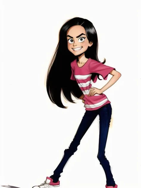 (Skottie Young style cartoon ), Lauren_LaForge, tinker,