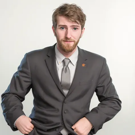 a professional photograph of linus_sebastian, <lora:linus_01_768_305samples:0.8>, business suit