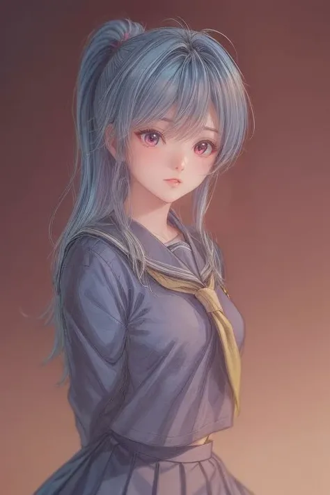 1girl,school uniform, serafuku,blue skirt,blue shirt
,
(masterpiece, best quality, ray tracing, volumetric lighting, ssao shadows, detailed, intricate, colorful),((portrait)) <lora:add_detail:1>
<lora:copax_charm_eu:0.5> <lora:botan:1>