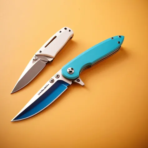 Retro game art photograph, fairy tale, Hospitable Sleek folding knife, Relaxed, film grain, film camera, Depth of field 270mm, product showcase <lora:Knife_XL_FFusion:1> . 16-bit, vibrant colors, pixelated, nostalgic, charming, fun