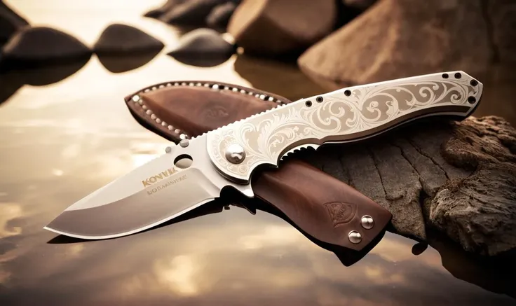 analog film photo folding knife tactical knife engraved blade, (art by Leszek Bujnowski:1.1) ,art by Brad Kunkle, octane render, Ceramic (knife:1.1) , concept art, Abstract Illusionism, key light, Sepia filter, in the style of the birth of venus, masterpiece, a folding knife <lora:FF-Knives-XL-Cr2-v0163:1> . faded film, desaturated, 35mm photo, grainy, vignette, vintage, Kodachrome, Lomography, stained, highly detailed, found footage