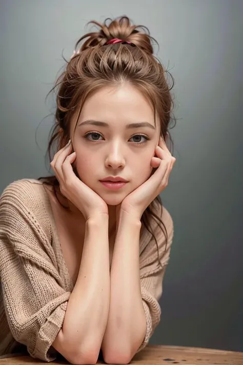 a woman posing for a photo, (wearing oversized_sweater:1.3),
good hand,4k, high-res, masterpiece, best quality, head:1.3,((Hasselblad photography)), finely detailed skin, sharp focus, (cinematic lighting), collarbone, night, soft lighting, dynamic angle, [:(detailed face:1.2):0.2], medium breasts, outside, ,<lora:betterCuteAsian03:0.3>,   <lora:oversized_sweater:0.5>