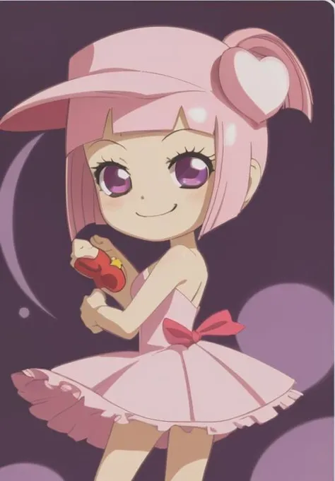 <lora:SC_Ran:0.8>, SC_Ran, 1girl, solo, smirk, chibi