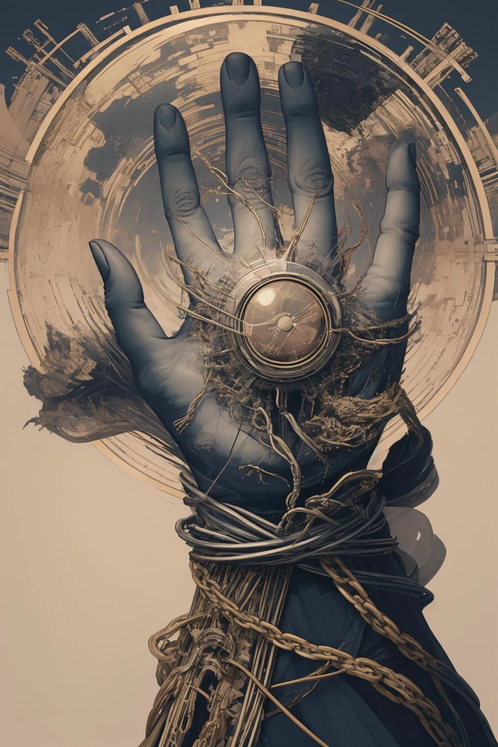 normal hand, weapon, light particles, sword, no humans, simple background
<lora:hand-noise:1>